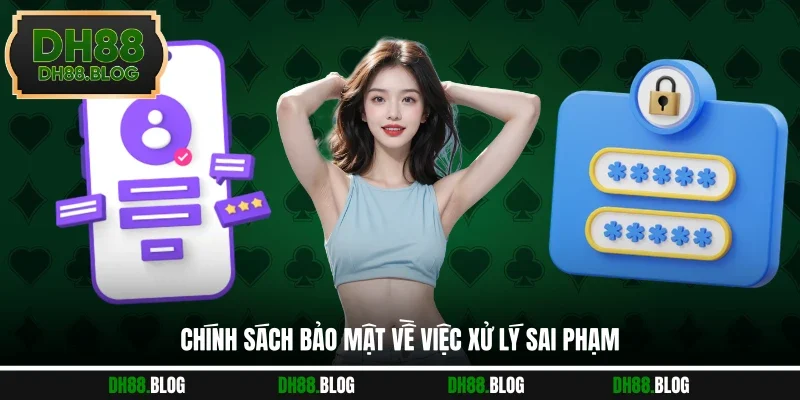 Chính sách bảo mật về việc xử lý sai phạm